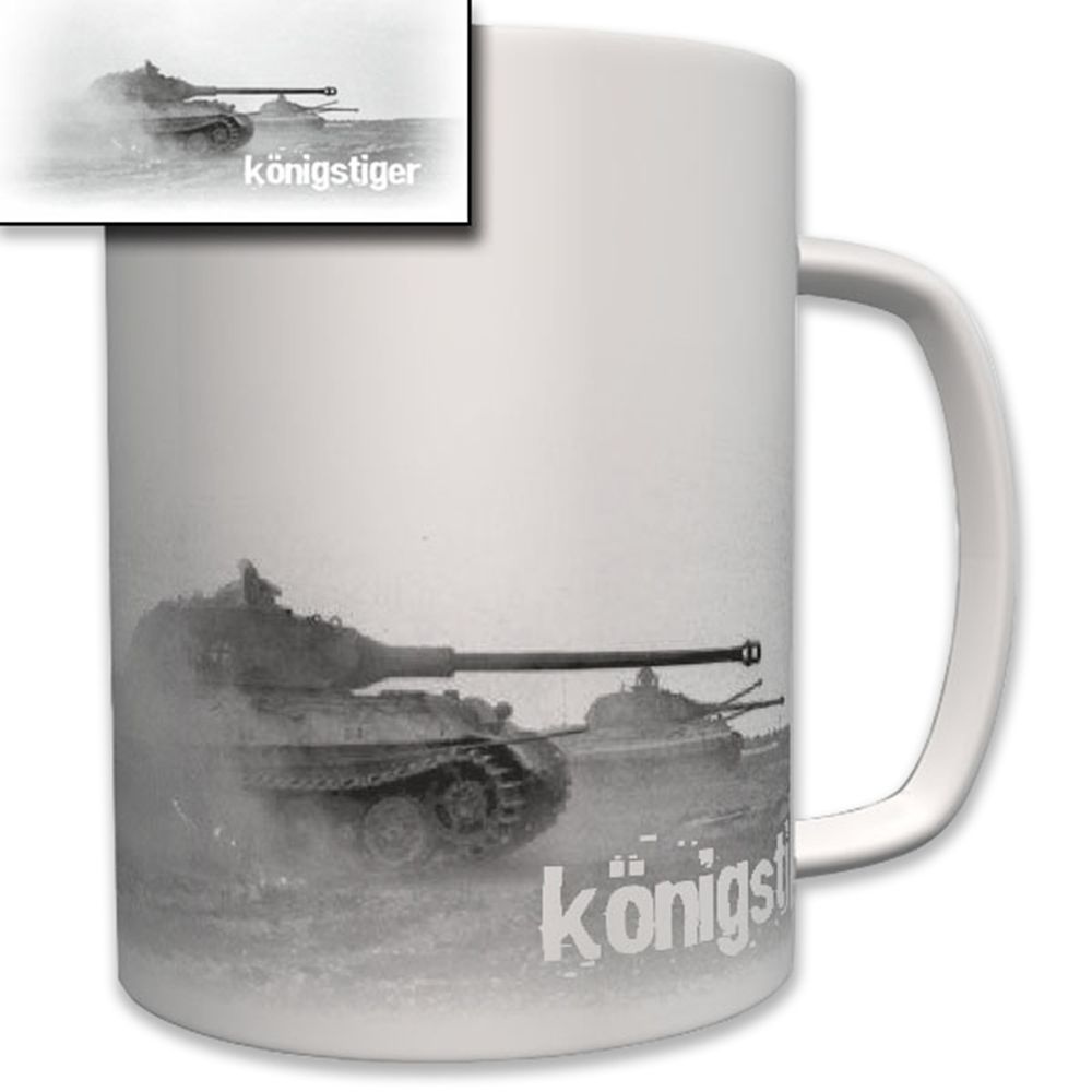 Militär Wk Wh Königstiger Im Angriff Tiger Panzer Gepanzertes - Kaffee #6361