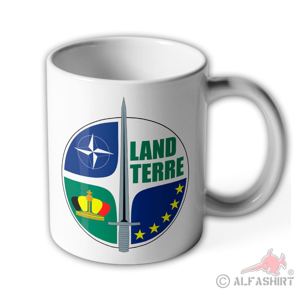 Tasse Land Component Belgien Composante terre Belgische Heer Becher#38678