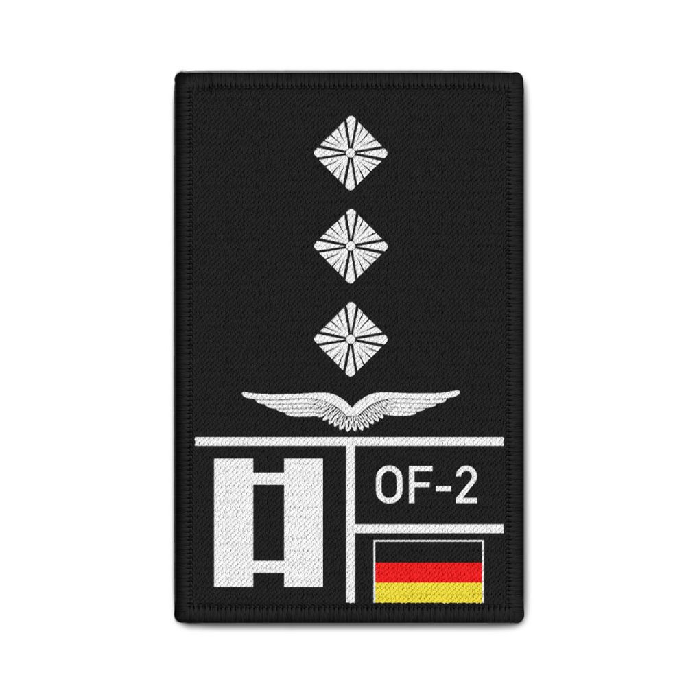 Rank Patch Bundeswehr Heer Luftwaffe Marine Schwarz #BW-Patch