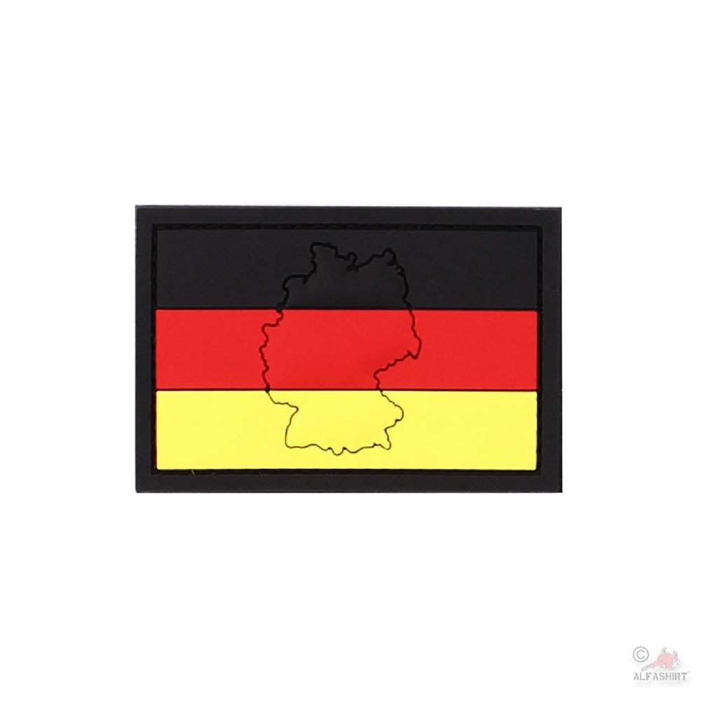 3D Rubber Germany BRD Map Outline Homeland Border Patriot Home # 30631