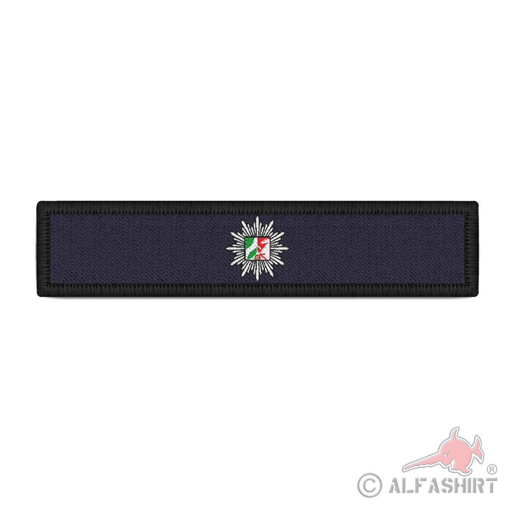Patch Namens-Schild Polizei NRW  Streifen personalisiert mit Namen für die Uniform #35918