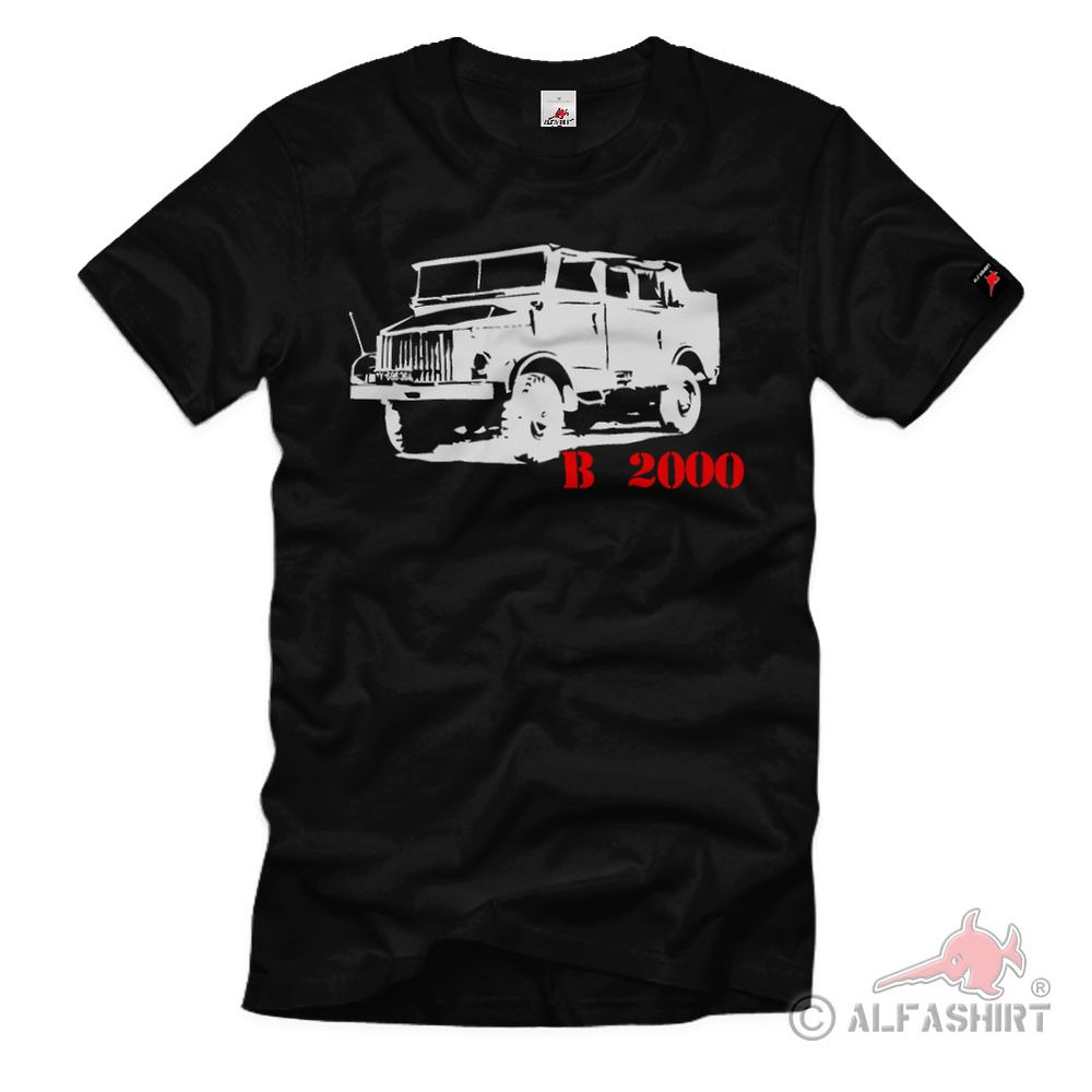 Kübelwagen Kübel B2000 Allrad Oldtimer Bwfz Lkw Pz Fz Transporter - T Shirt # 81