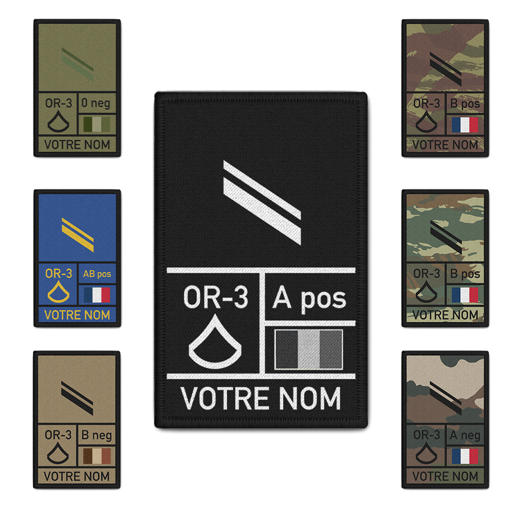 Ecusson personnalisable (veteran)