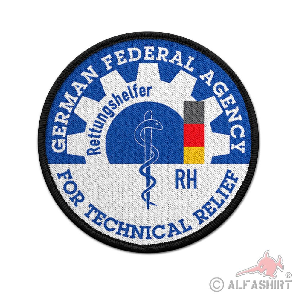 Patch German Federal Agency Technical Hilfswerk Rettungshelfer RH Äskulap #42408