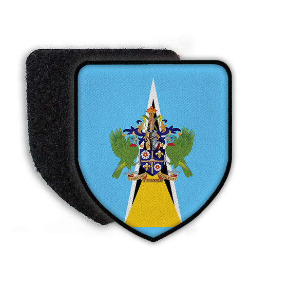 Patch Landeswappenpatch Saint Luca English Castries Königin Elisabeth #21963