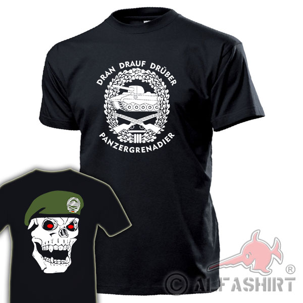 PzGren Grenni Panzergrenadier Dran-top-over SPZ Marder - T Shirt # 17838