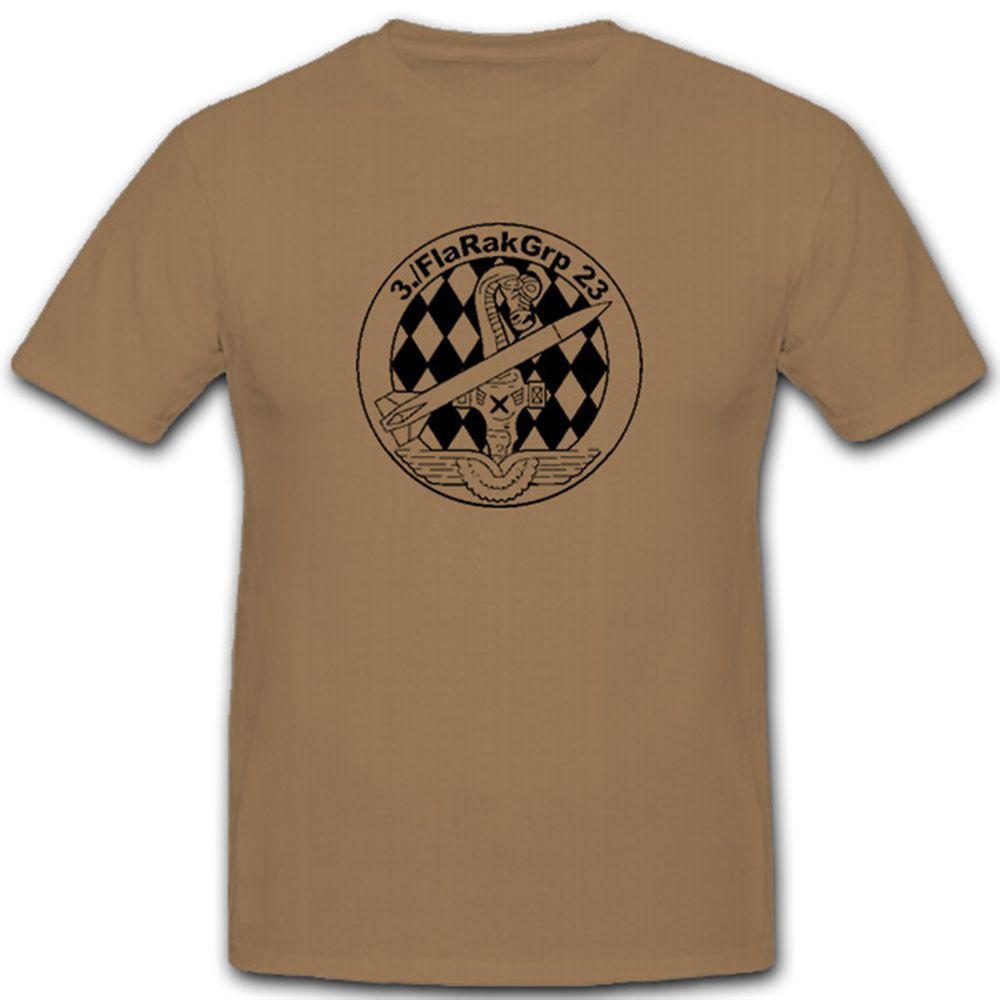 3. FlaRakGrp 23 Luftwaffe Bundeswehr Bund Bw Wappen Abzeichen - T Shirt #9374