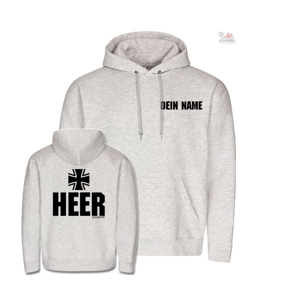 Hoodie BW Heer Personalized Bundeswehr Cross Army Panzer Grenadier # 35744