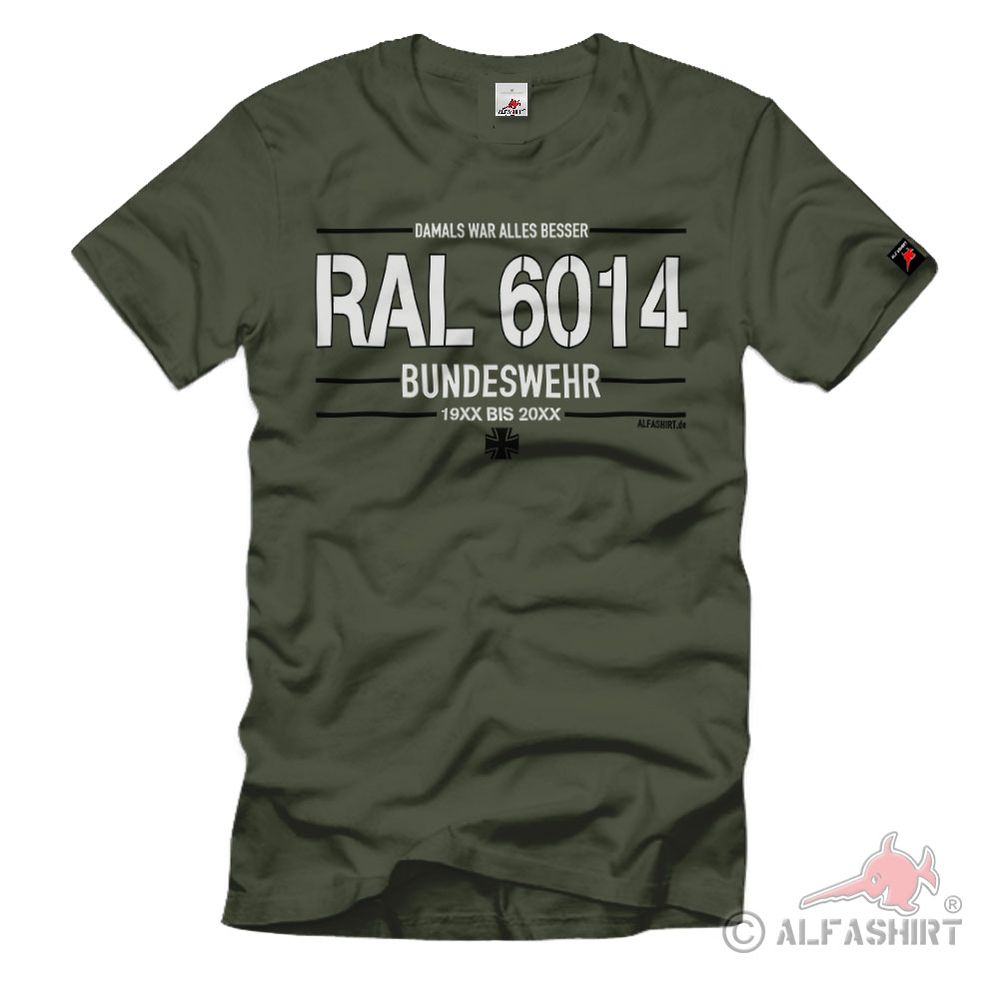 RAl 6014 Dienstzeit personalisiert BW Bundeswehr Veteran Reservist #35258