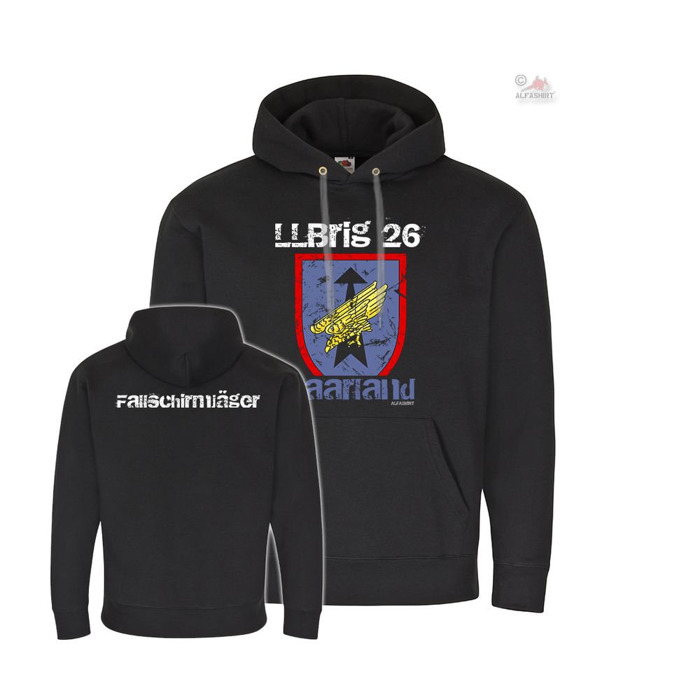 Hoodie LLBrig 26 Saarland Luftlandebrigade Bundeswehr Saarlouis  #39716