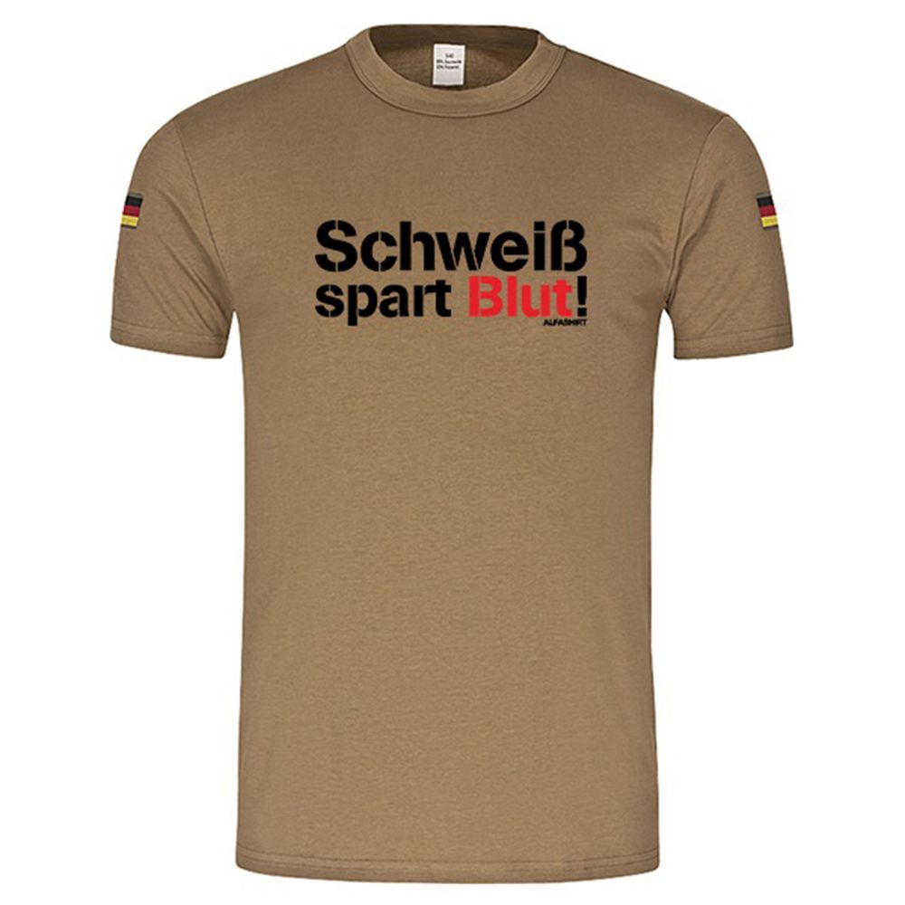 Sweat saves blood Bundeswehr saying BW Tropics original to TL # 14956