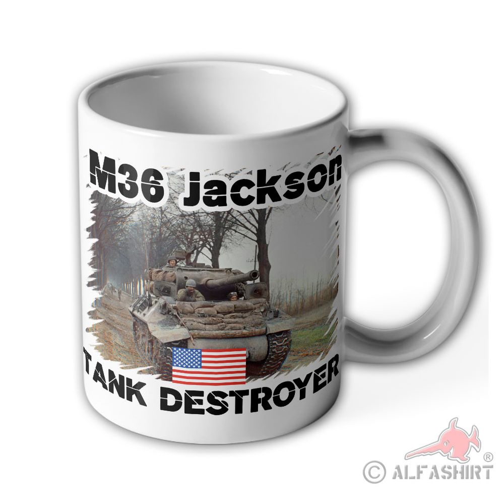 Tasse M36 Jackson Tank Destroyer US Army Panzer Jäger #40573