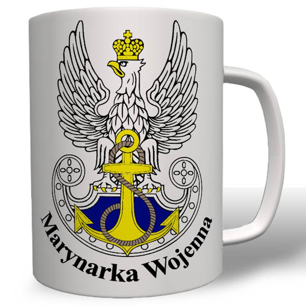 POL Marynarka Wojenna Marine Polen Einheit Wappen Tasse #16673