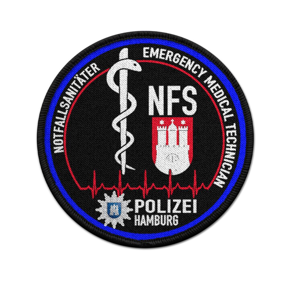 Patch Around Emergency Medical Technician NCCR Police Hamburg Emergency # 31729