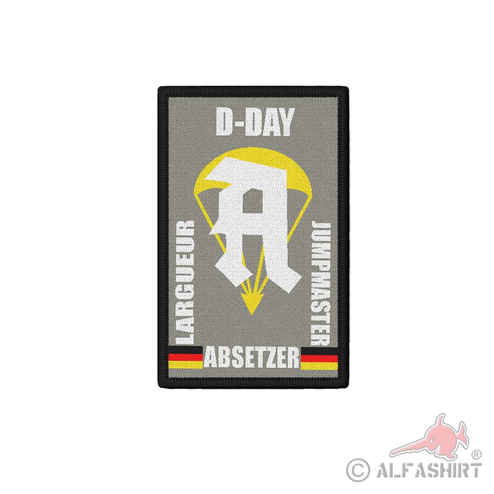 Patch D-Day weasel type yellow Bundeswehr France Normandy 9.8x6.0 #41203