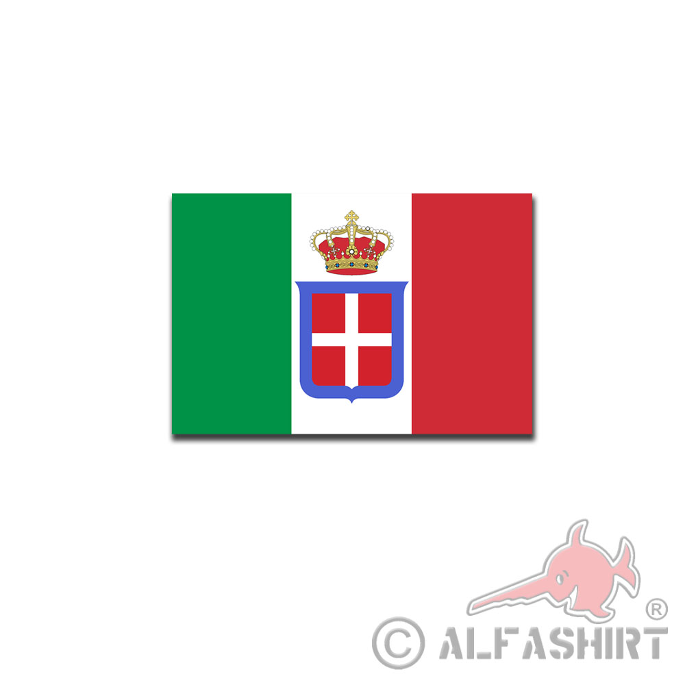 Crowned Flag of the Kingdom of Italy State Flag Navy Flag A5234