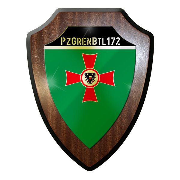 Wappenschild - Panzergrenadierbataillon 172 PzGrenBtl Bundeswehr #9003