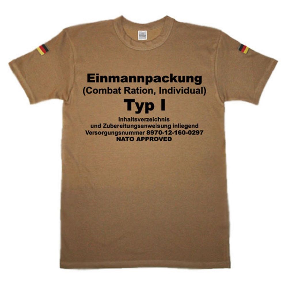 BW Tropics EPA One-Man Pack Bundeswehr Tropical Shirt Fun BW T-Shirt # 14304