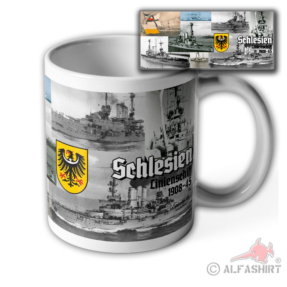 Tasse SMS Schlesien Linienschiff Schiff Bilder Foto Becher#41135