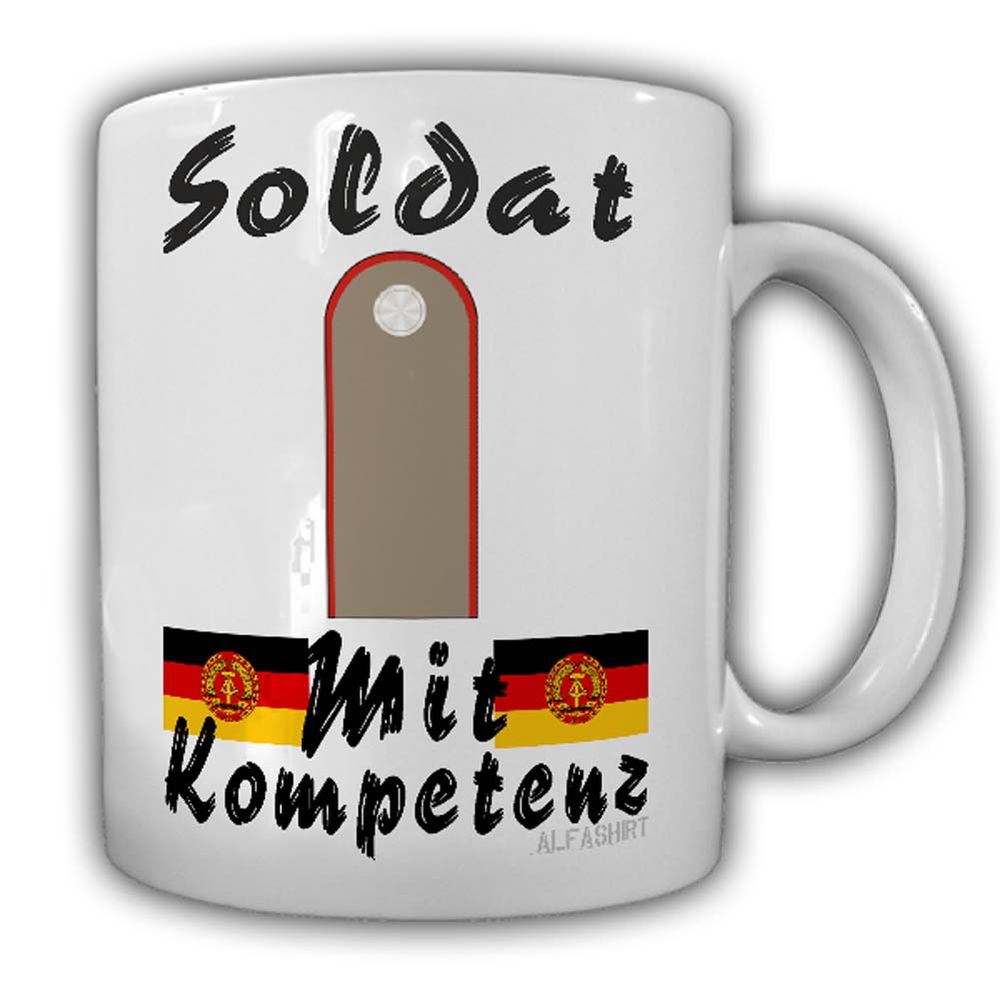 Soldat der Artilliere Tasse NVA Rotearemee Ostdeutschland DDR Genosse #24220