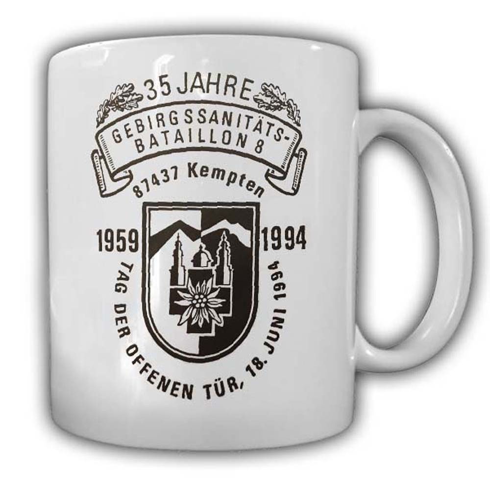 Tasse Gebirgssantitätsbataillon 8 35 Jahre Kempten Gebirgssanitäter #23871