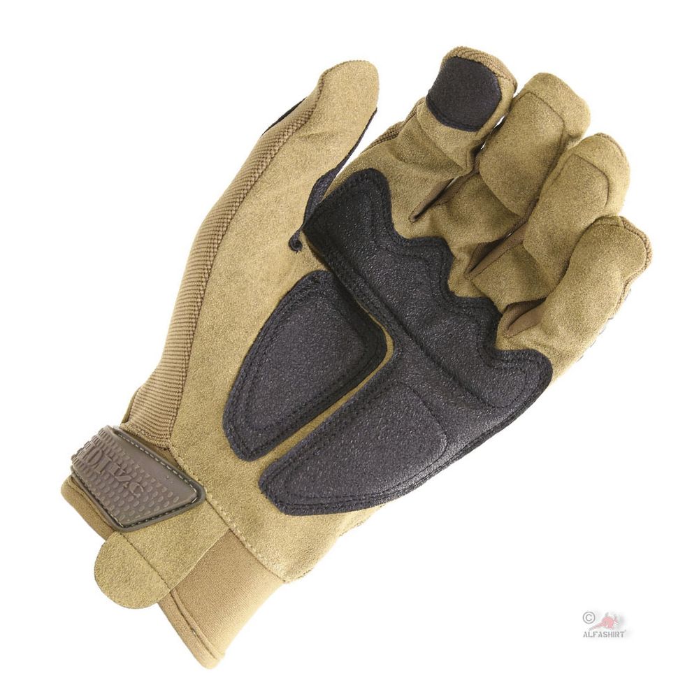 Tactical Einsatzhandschuhe Kommando ISAF Desert BW mit Protektoren sand #16071