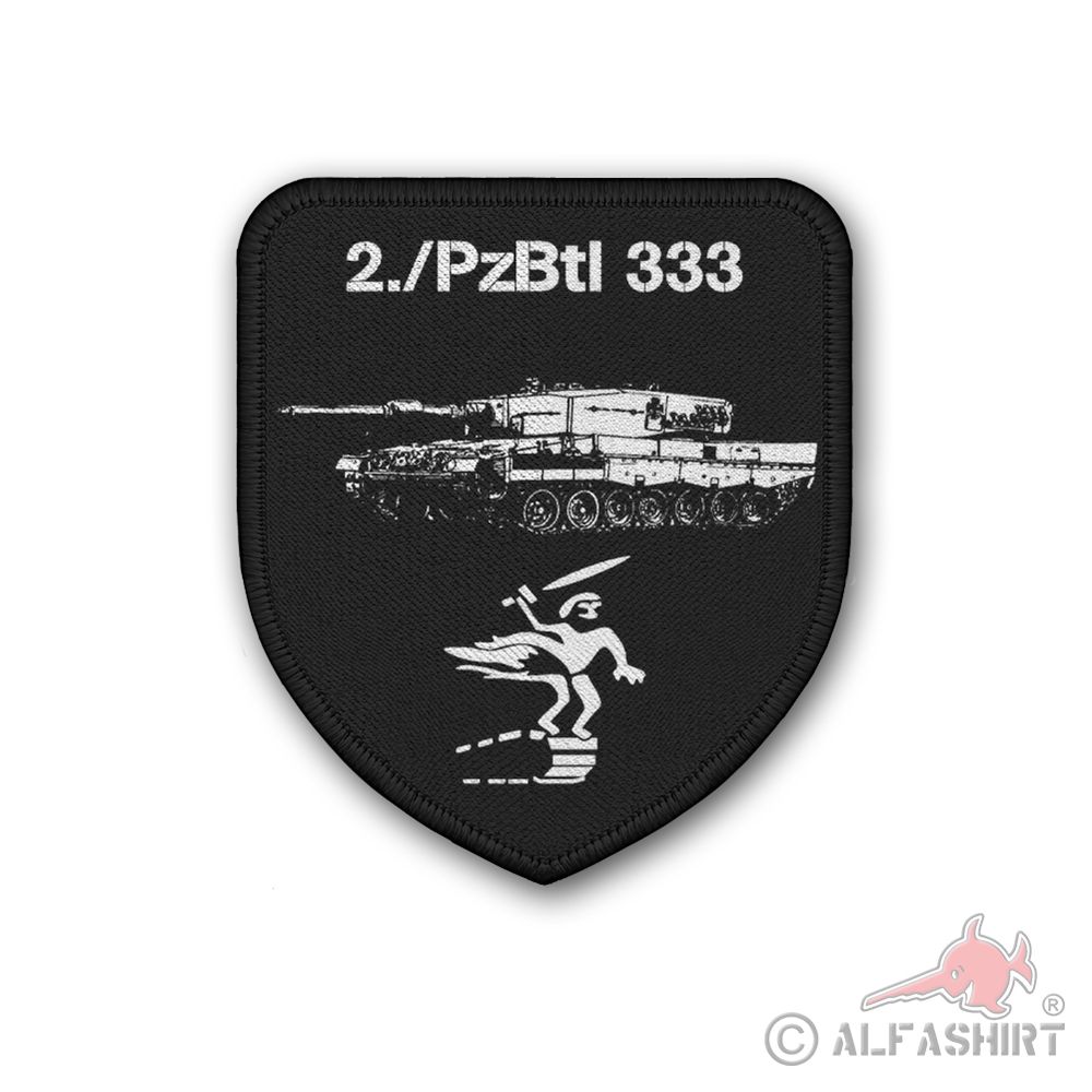 2PzBtl 333 Scheuen Celle chain spirit tank Leopard 2A6 BW patch # 38560