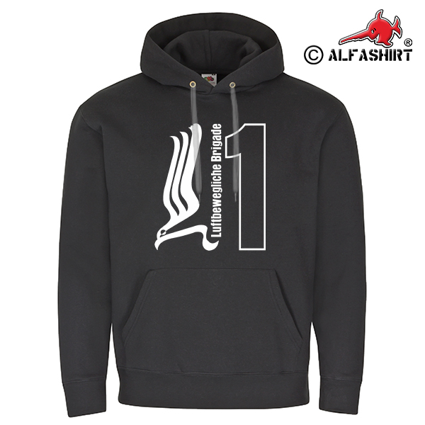 LBwglBrig 1 Luftbewegliche Brigade Fritzlar Adler Wappen Kapuzenpullover #17039