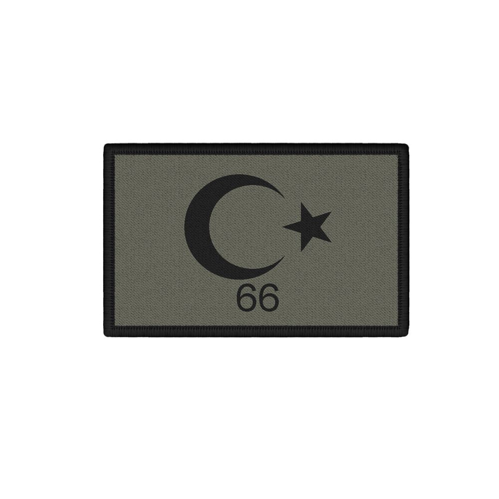 Patch round Turkey Army 28 Türkiye flag Turk star uniform 7.5 x 4.5 # 34486