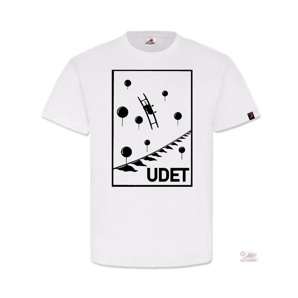 Aerobatics Ernst Udet Aerobatics Pilot Poster Aviator Sport T-Shirt # 32152