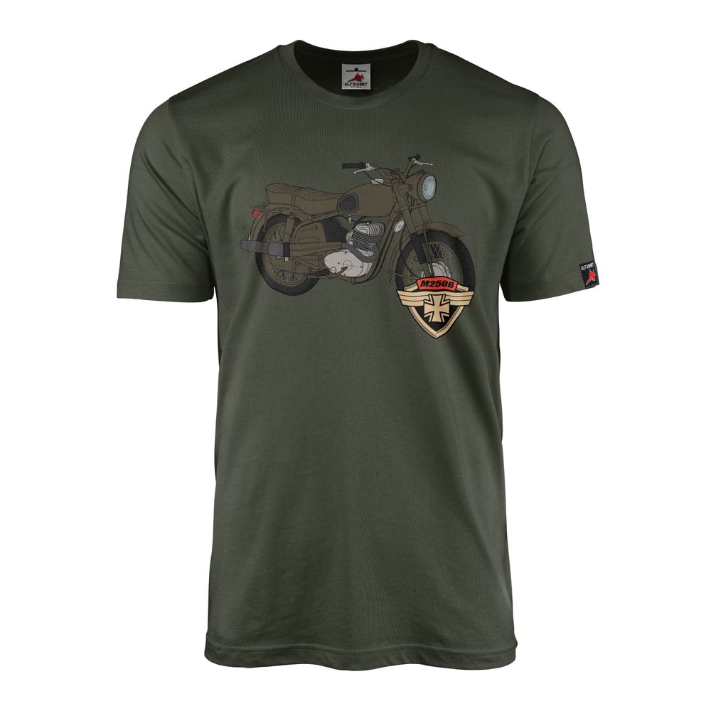 T-Shirt M 250-B German Army Motorcycle Messenger Off-Road Machine Company Army #47482