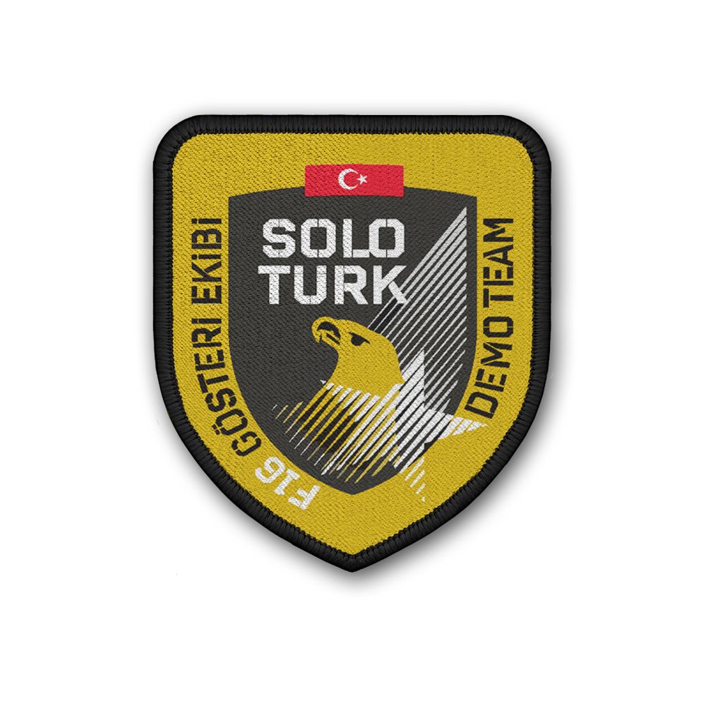 Solo Türk Patch Militär F16 Gösteri EKIBI Aufnäher Abzeichen Wappen Logo #24367