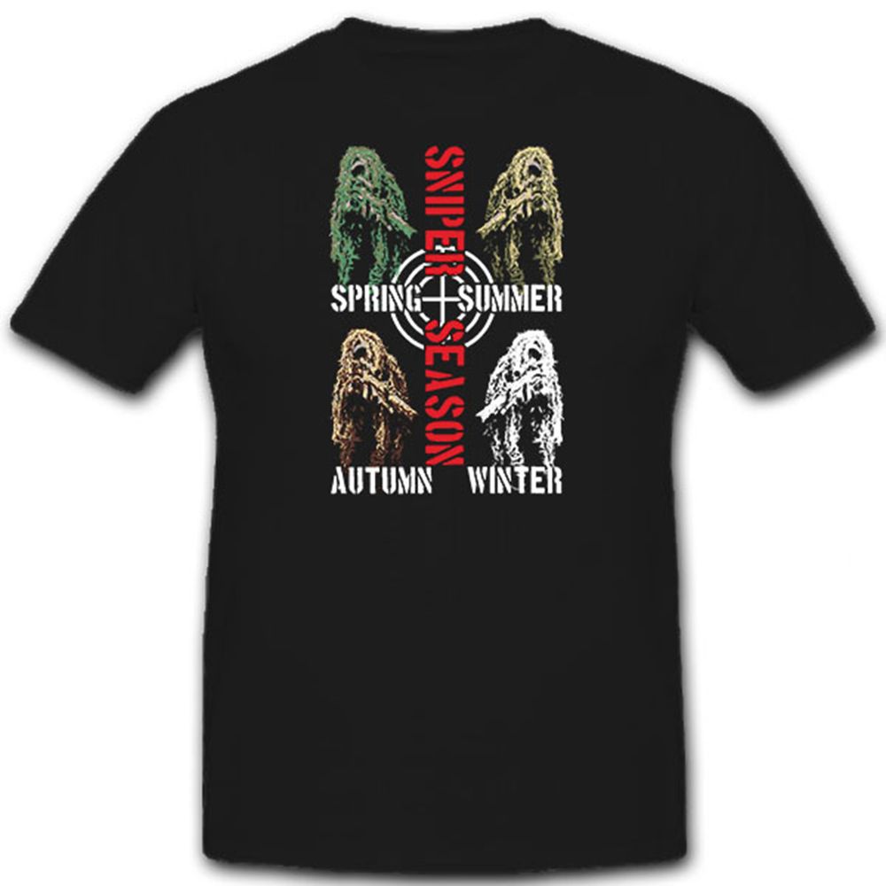 Sniper Season Sniper Tarnanzief Military Spring Summer - T Shirt # 11298