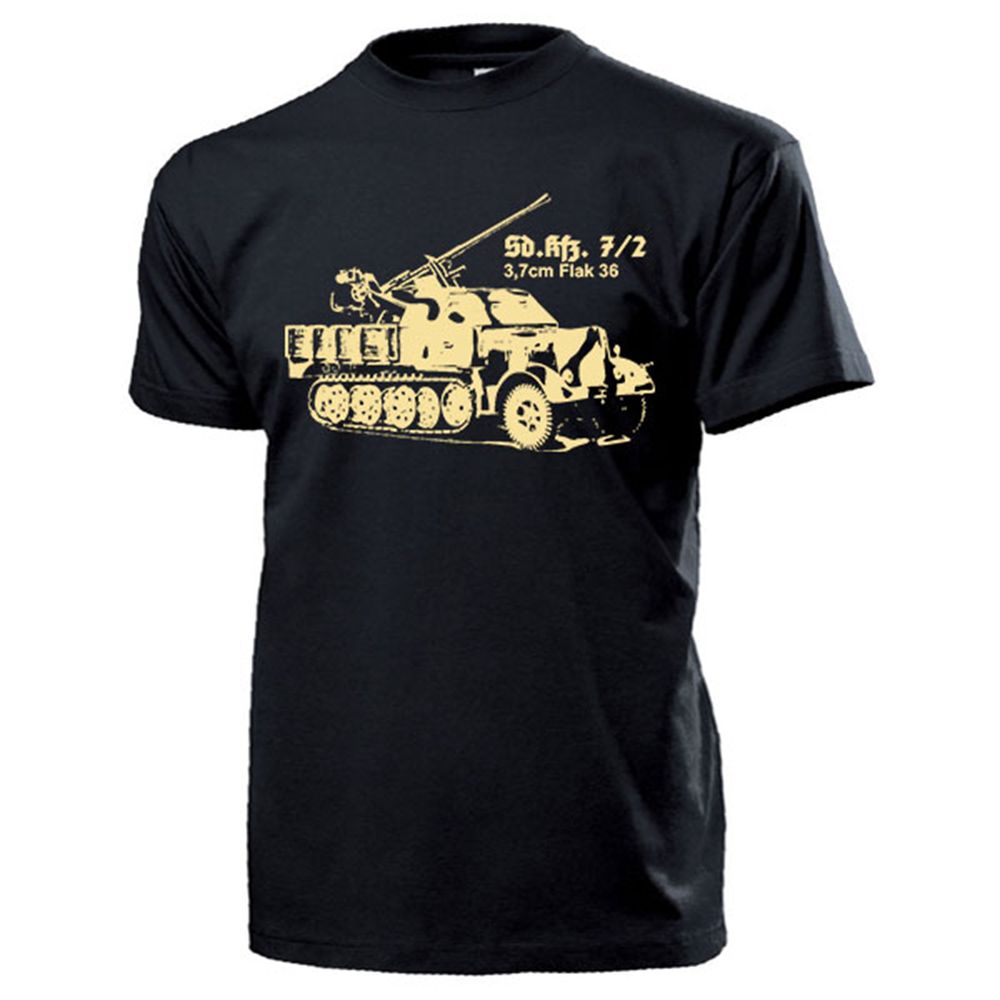 SdKfz 7-2 3,7cm Flak 36 8 Halbkette 8t SdKfz 7 Schwere Halbkette T Shirt #15710