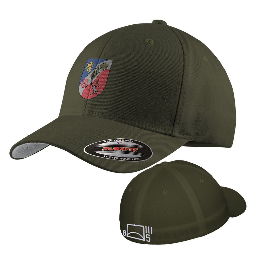 Flexfit Kappe 8 FlaRgt 5 Batterie Flugabwehrregiment Bundeswehr Wappen #40782