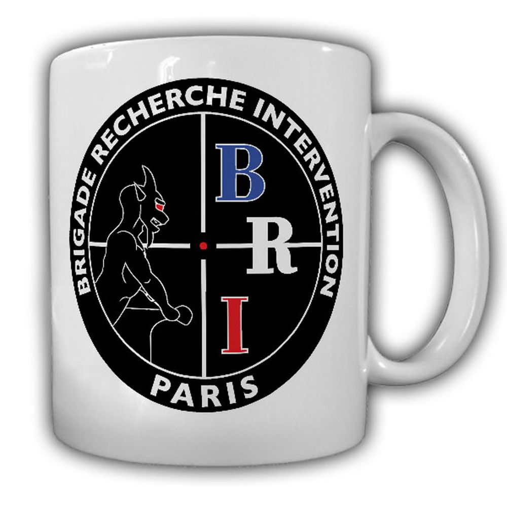 Tasse BRI Brigade de recherche et d'intervention Paris Polizei Frankreich #23327
