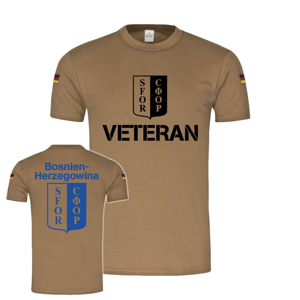 BW Tropenshirt SFOR Veteran Bosnien Herzigowina Stabilisation Force #47607