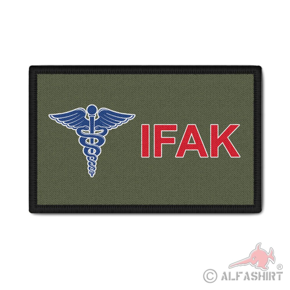 Patch 9,8x6cm Patch Medical corps symbol medicine caduceus oliv IFAK #43594