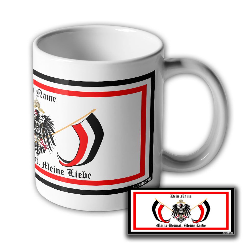 Tasse Meine Heimat Meine Liebe mit Namen- personalisiert #30744