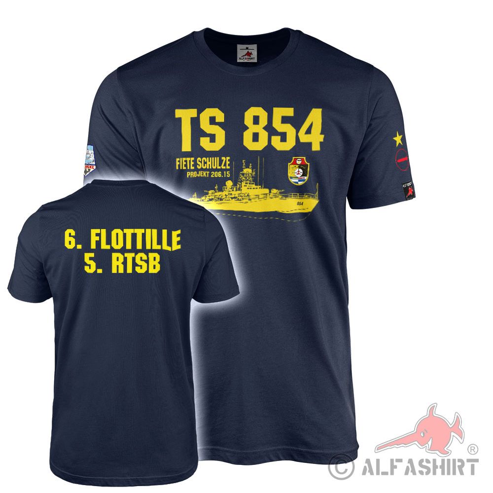 T-Shirt NVA VM Volksmarine TS 854 Fiete Schulze Project 206.15 #44658