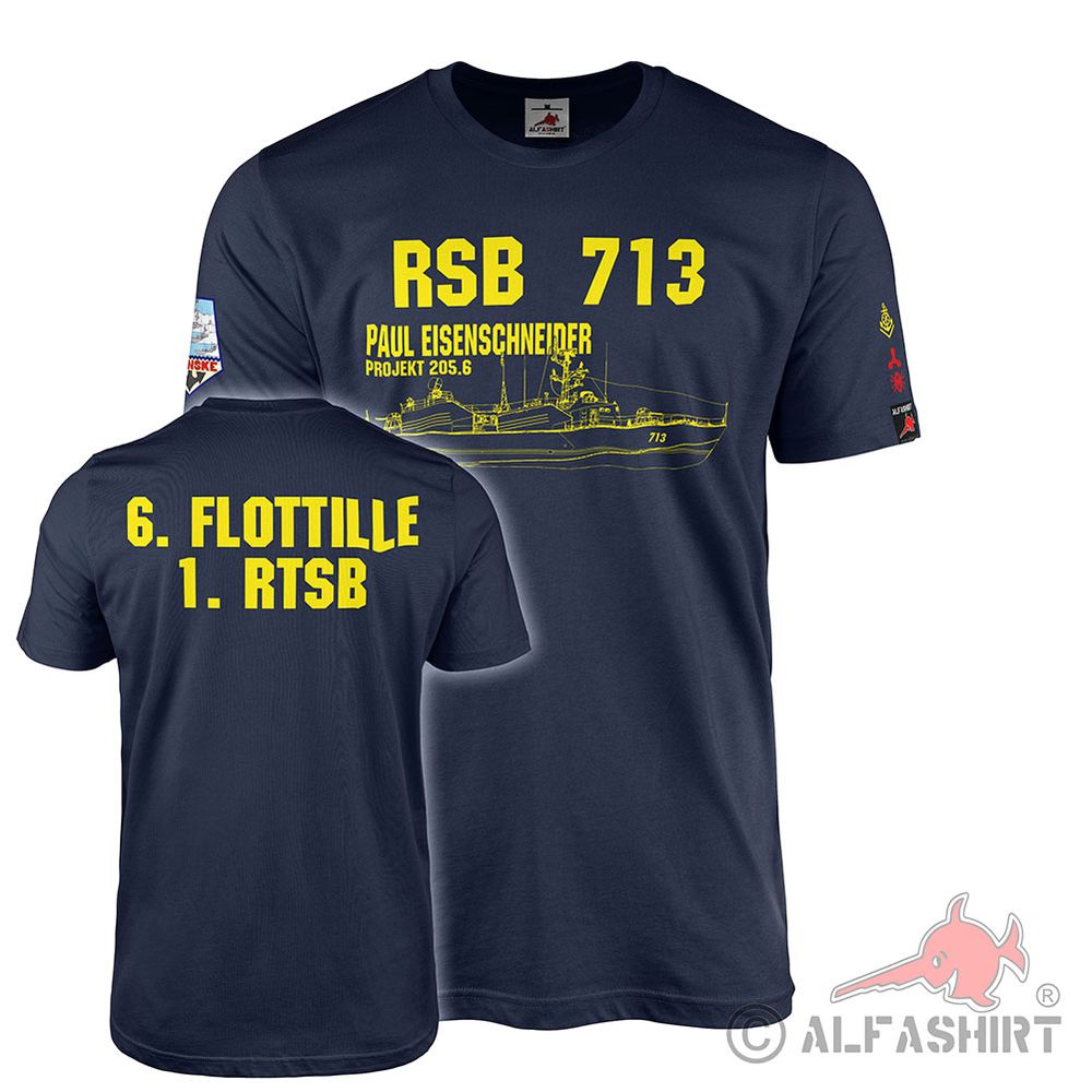 T-Shirt RSB 713 Paul Eisenschneider Projekt 205 6 Flotille RTSB Obermaat #45266