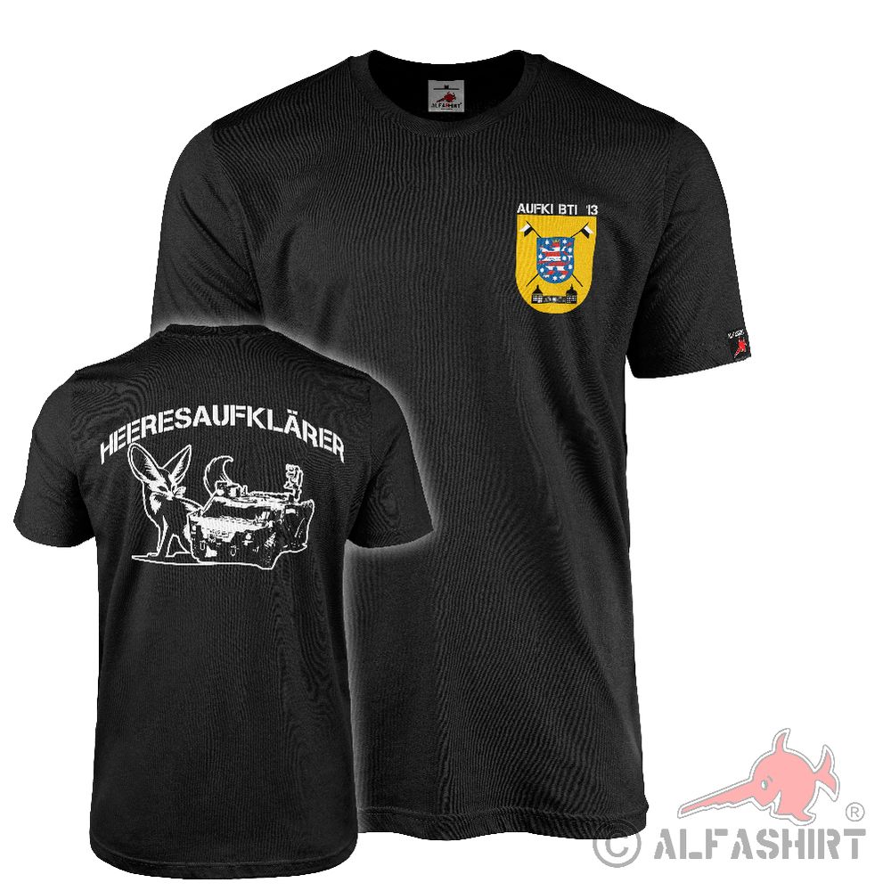 T-Shirt AufklBtl 13 Reconnaissance Battalion Army Reconnaissance Army#45294