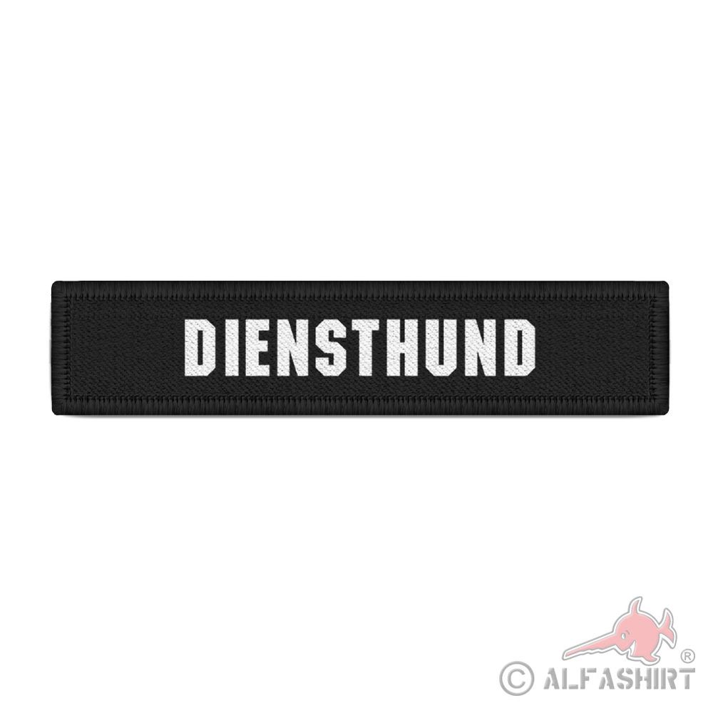Namenspatch Diensthund Polizei Zoll Militär Dienst Hund Diensthundführer #42304