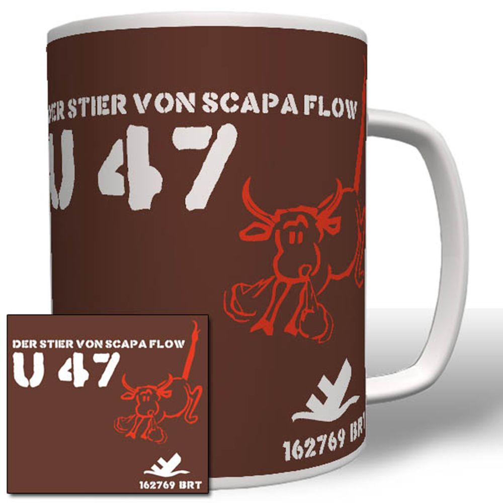 Lieutenant Prien U47 Submarine Marine Bull of Scapa Flow WK2 Cup # 16617