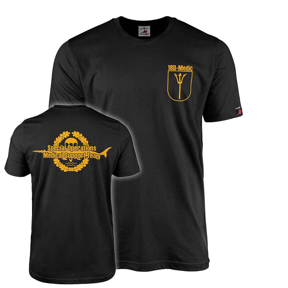 Special operations Medical Support Team 18D Medic KSM Einheit T Shirt #47775