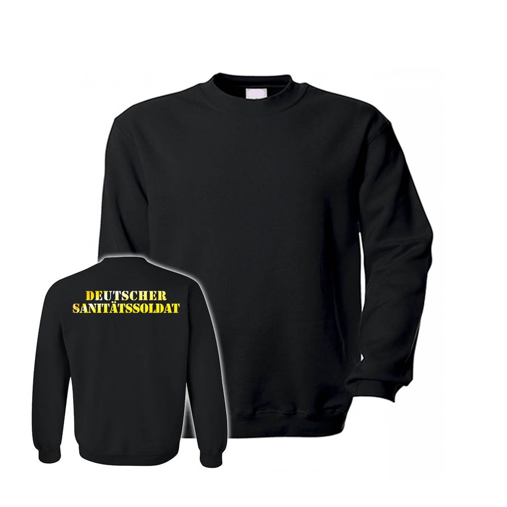 Pullover Deutscher Sanitätssoldat Bundeswehr Ersthelfer RettAs Militär #32546