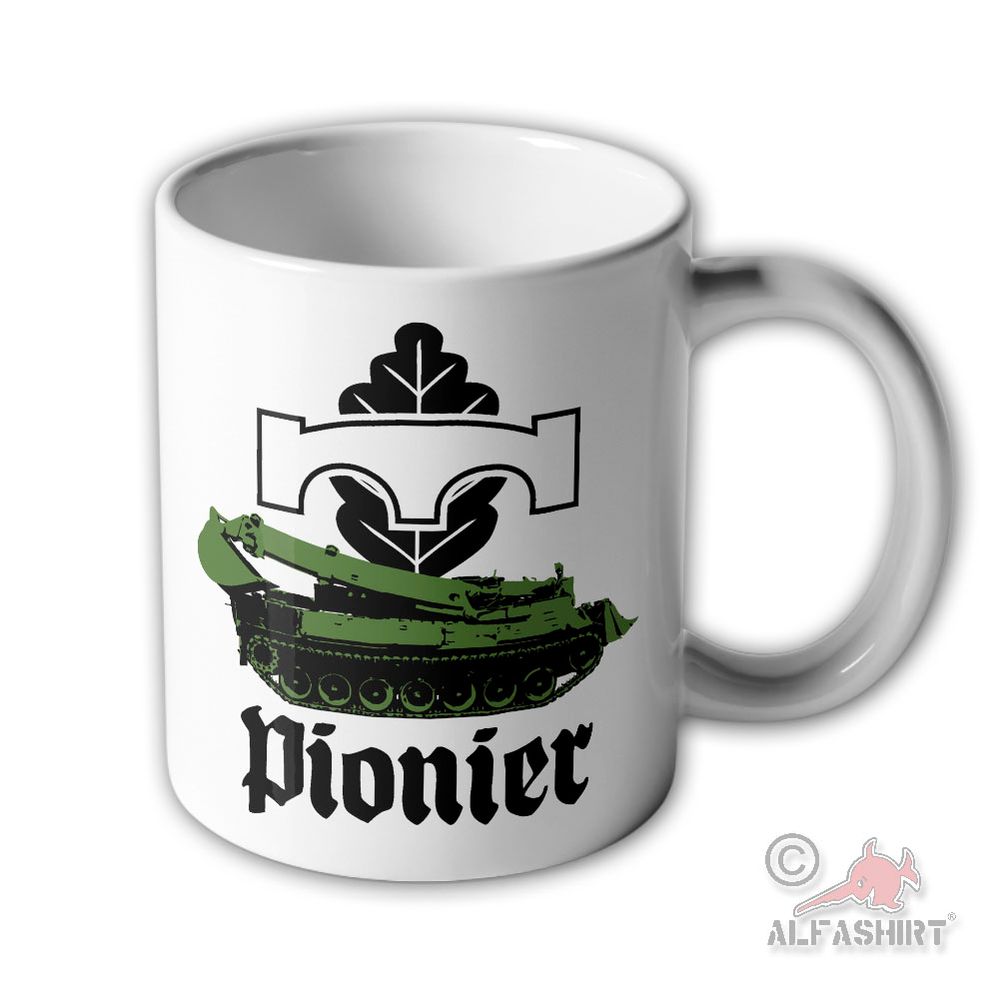 Cup Pioneer Pioneer Tank Badger Tank Pioneer Bundeswehr Mug #45550