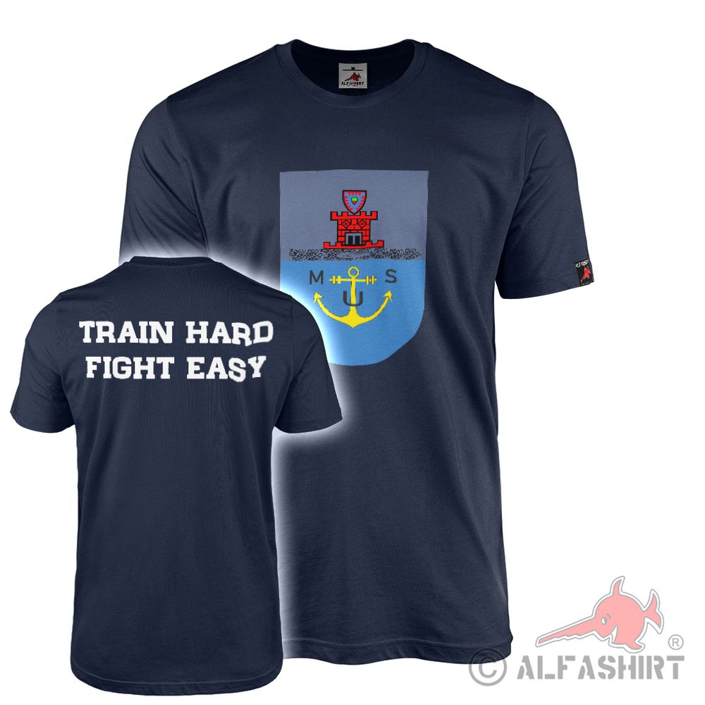 Naval NCO School Plön MUS Navy Coat of Arms School Train T-Shirt #41248