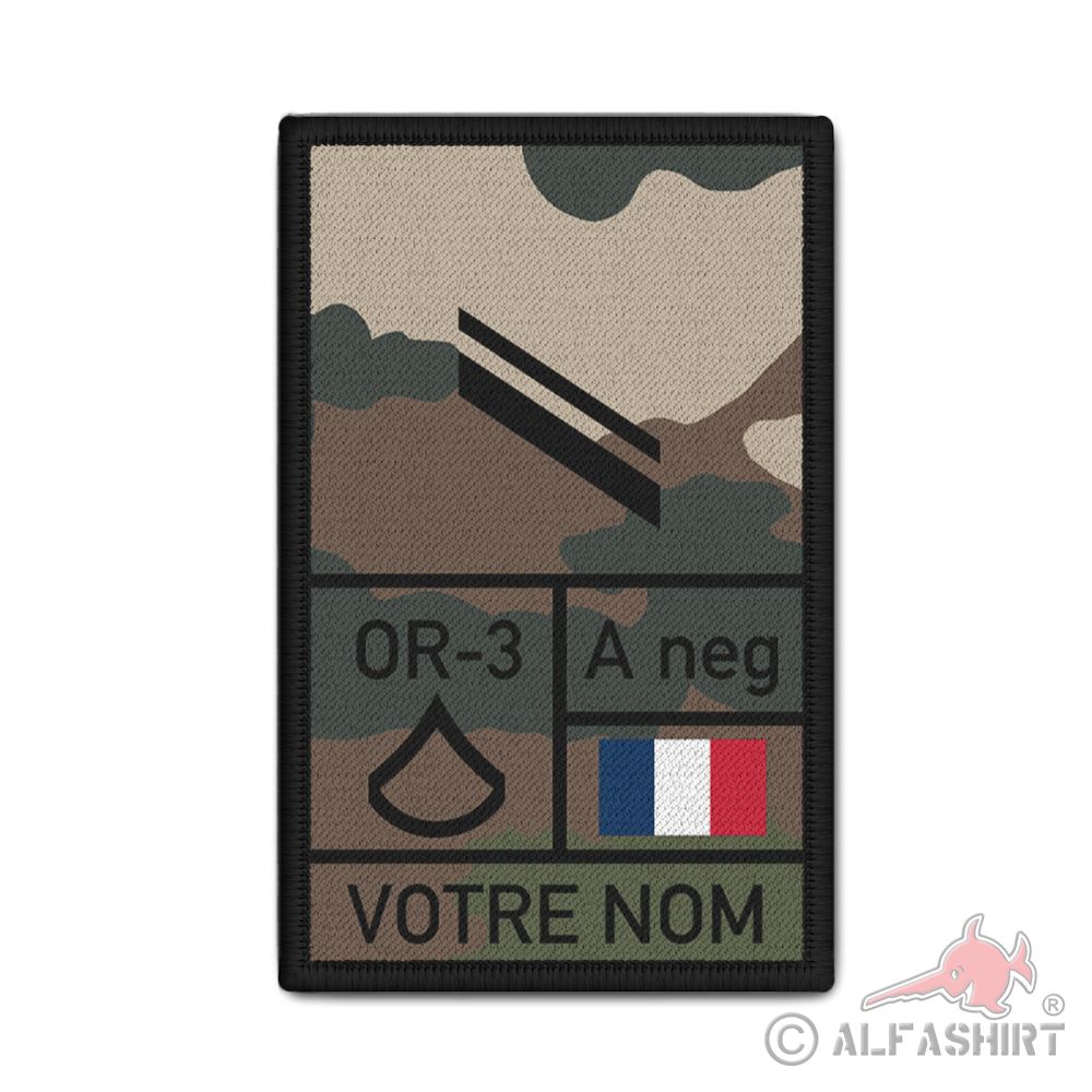 Ecusson personnalisable (veteran)