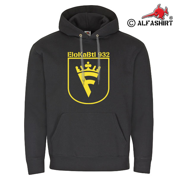 EloKaBtl 932 Fernmeldetruppe elektronische Kampfführung Kapuzenpullover #17498